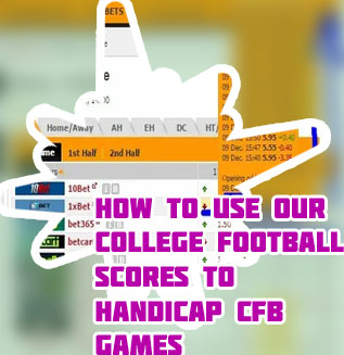 Cfb scores and odds